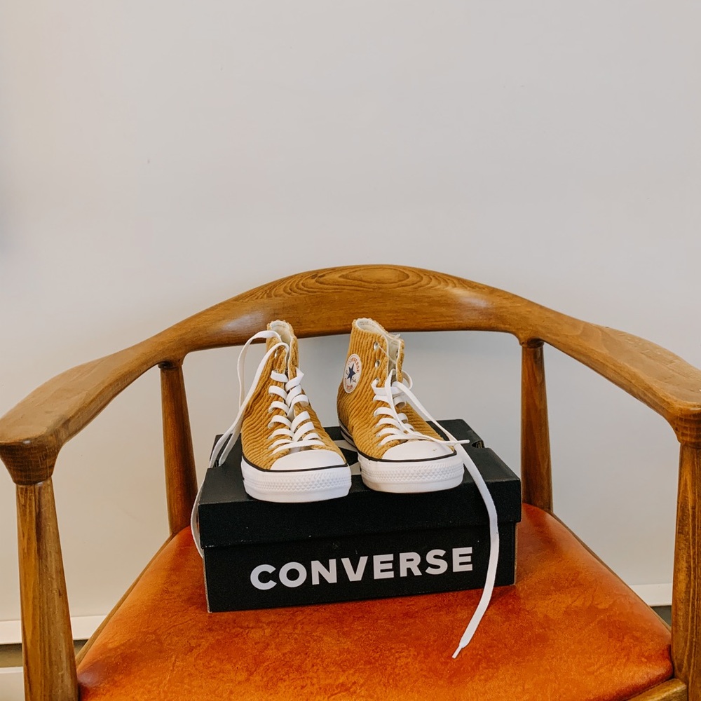 Corduroy Converse High Tops